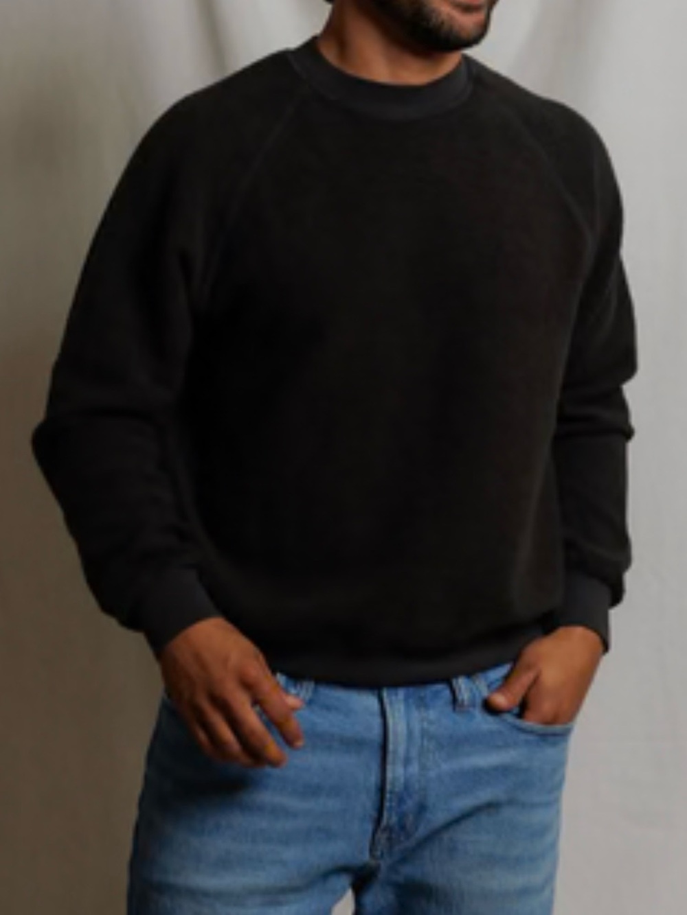 Perfectwhitetee men ziggy mens reverse fleece sweatshirt